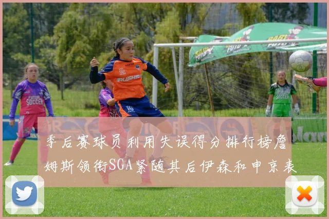 季后赛球员利用失误得分排行榜詹姆斯领衔SGA紧随其后伊森和申京表现不俗